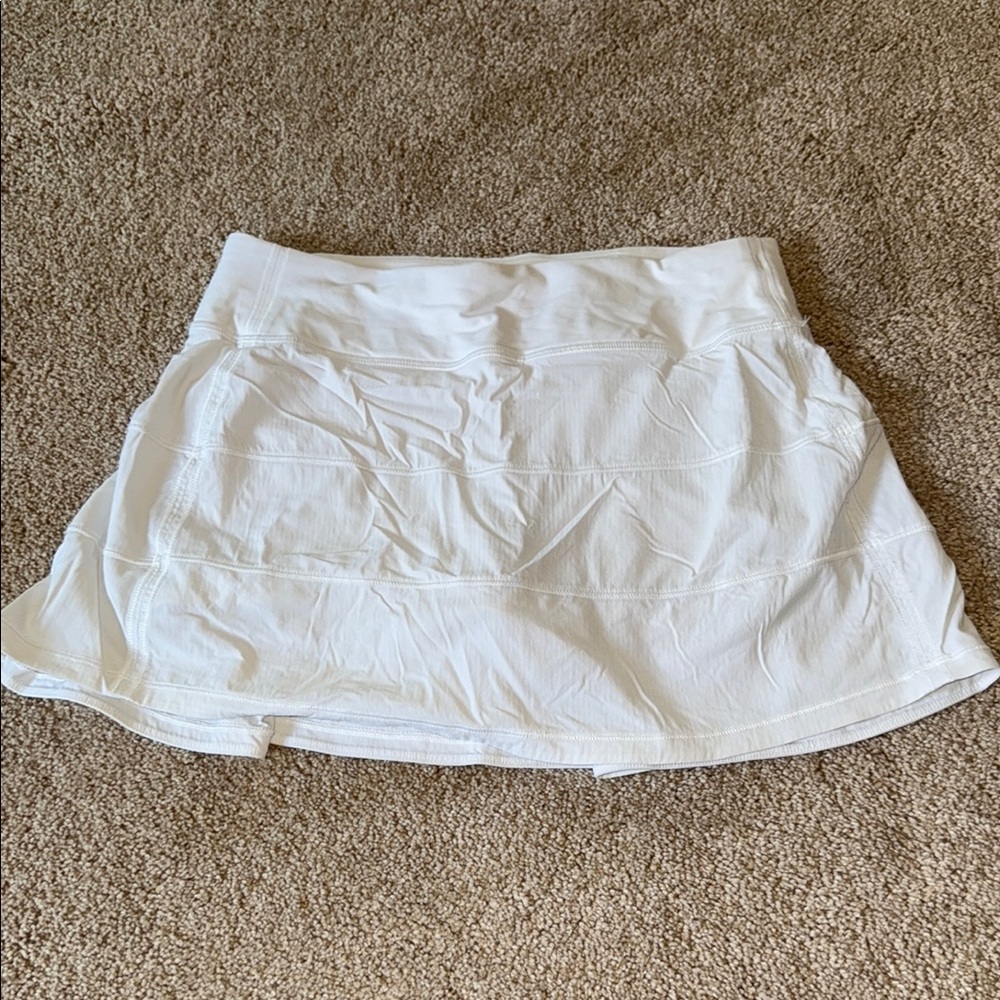 lululemon athletica Crisp White Mini Skirt